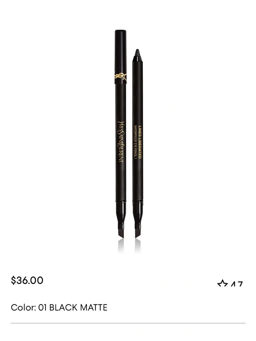YSL lines liberated waterproof eye pencil